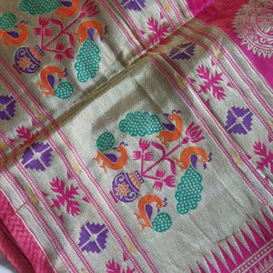 Paithani Zari Work Shawl