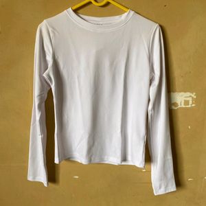 Basic White Long Sleeve Top