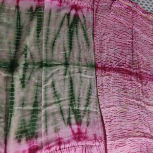 Silk Blend Tie Dye Saree. Too Beautiful Saree