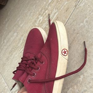 Maroon Sneakers