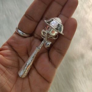 Pure Silver Bacho Ka Jhunjhunu