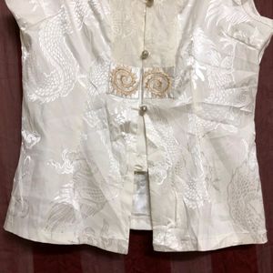 White Printed Shirt