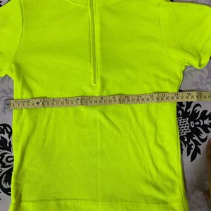 Neon Top Very Demure, And Aesthetic.(college Wear)