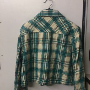 Spykar cropped  Flannel Shirt