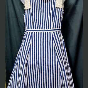 Blue & White Stripe Dress