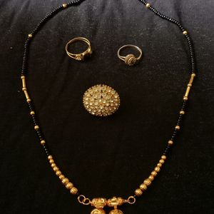 Mangalsutra With 3 Rings