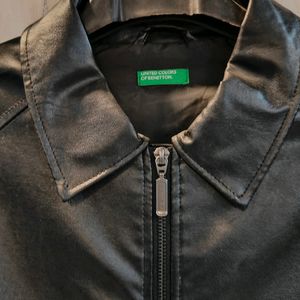 United Colors Of Benetton Leather Jacket