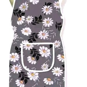 Grey Flower Apron Pack of 1