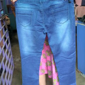 Hight Waist Skinny Jeans Blue