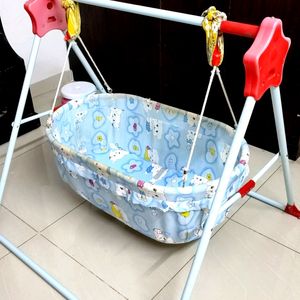 BIG DISCOUNT 👧👦Baby Blue Cute Cradle