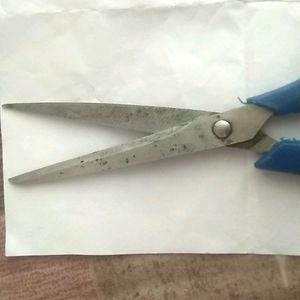 Blue And Red Colour Stainless Steel Scissor