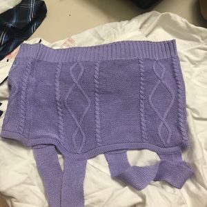 Crochet Knit Lavender Urbanic Top * New*