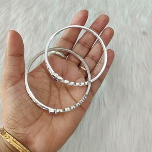 Pure Silver Bangles For Womens