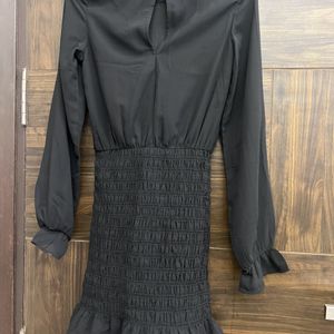 Black Smocking Dress