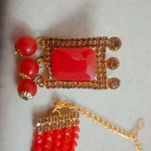 Red Golden Necklace