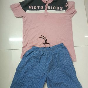 Tshirt With Short Combo Offer