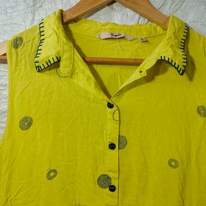 Yellow Frock For Women