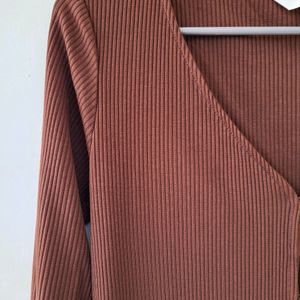 H&M Brown Cardigan/ Size-S