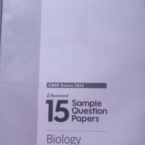 Class 12th, Arihant Biology Sample Paper