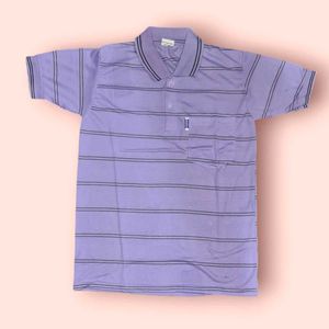 Mens's T-Shirt(polo Type), 35" size, Lavender