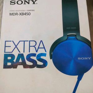 New Sony Headphone Mdr Xb450