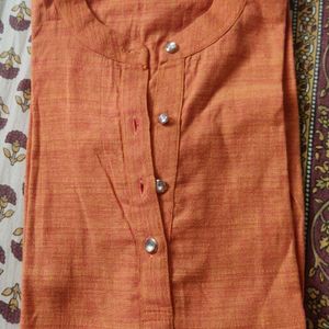 Amazing Saffron Colour Kurti