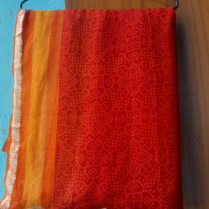 Chunari Print Saree