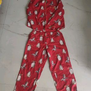 Co Ord Set Red