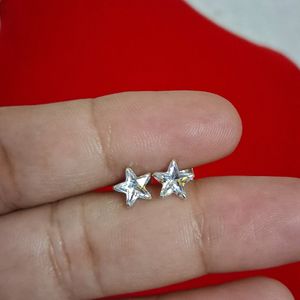 Star Shape Studs Silver