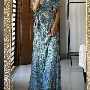 Wrap Long Maxi Dress