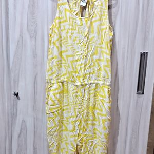 Vero Moda Yellow Jumpsuit