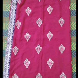 Beautiful Embroidery work Saree