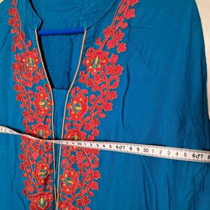 Indian blue color kurti