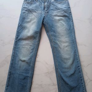 Non Stretchable Straight Jeans