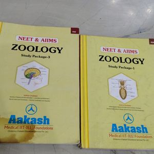 Zoology Aakash Material For Neet Aims (Pack Of 2)