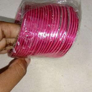 Fancy Pink Bangles