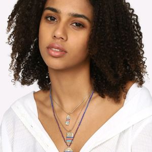 Forver21 Blue & Gold Necklace Chain