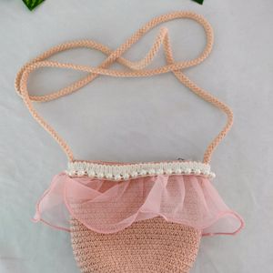 Peach Casual Slingbag (Girl's)