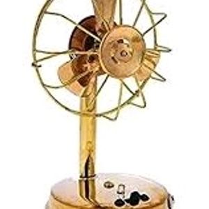 Brass Chargeable Decorative Fan