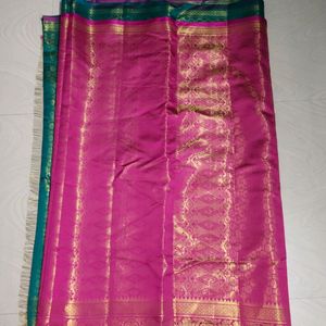 New Soft Pattu Saree With Unstitched Blouse Piece