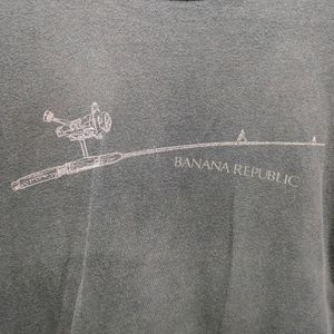 Banana Republic Navy Blue T-Shirt