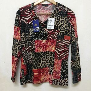 Trendy New Animal Print Top For Women