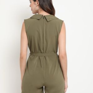 Olive Green Playsuit