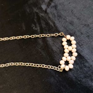 Peach Beads Necklace