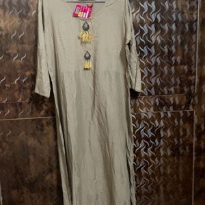 New With Tag 🏷️ A Line Long Kurta