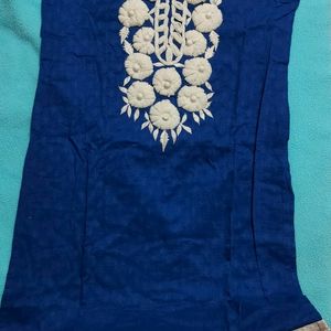 Kurti Blue Color