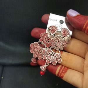 Red Traditional Earings