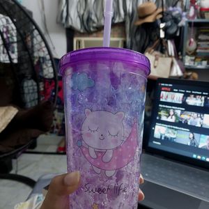 Acrylic Purple Sipper