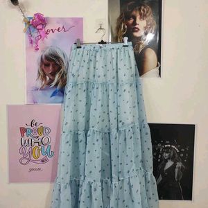 Pinteresty Blue Skirt