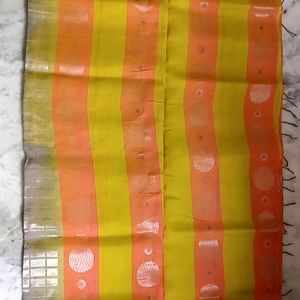 Chanderi Fancy Cotton Saree